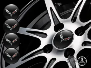 Chevrolet  Ruota Adesivo Logo Design Cupola Resina